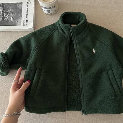 BOLALAR UCHUN "POLO" FLEECE JACKET